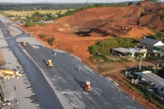 Khu vực dự án cải tạo đất nông nghiệp tại đồi Bình Minh, xã Suối Cát, huyện Xuân Lộc, tỉnh Đồng Nai.