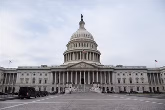 Tòa nhà Quốc hội Mỹ tại Washington, DC. (Ảnh: AFP/TTXVN)