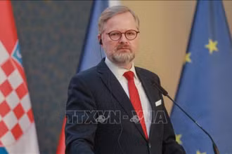 Thủ tướng Séc Petr Fiala. (Ảnh: AFP/TTXVN)