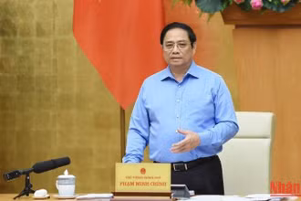 Thủ tướng Phạm Minh Chính chủ trì phiên họp Chính phủ thường kỳ tháng 8 năm 2022.