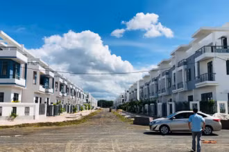 Một góc Dự án khu dân cư Tân Thịnh.