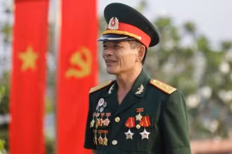 Ông Nguyễn Đức Thọ, nguyên chiến sĩ Tiểu đoàn Z.23, Lữ đoàn 316.