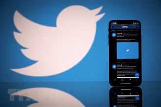 Biểu tượng mạng xã hội Twitter. (Ảnh: AFP/TTXVN)