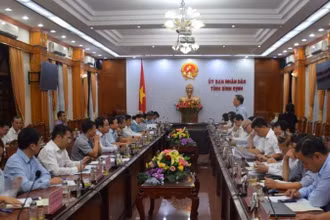 Quang cảnh buổi làm việc.