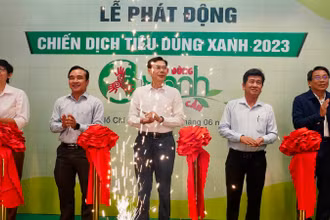 Khai mạc Chiến dịch “Tiêu dùng xanh” lần thứ 14 năm 2023. (Ảnh: CTV)