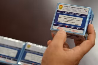 Sản phẩm kit test của Công ty Việt Á.