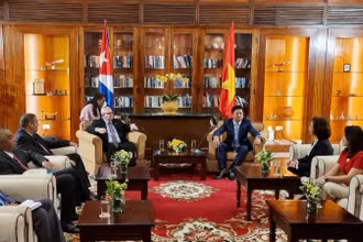 Buổi tiếp đồng chí Homero Acosta Álvarez, Ủy viên Trung ương Đảng, Tổng Thư ký Quốc hội và Hội đồng Nhà nước Cuba cùng Đoàn công tác.