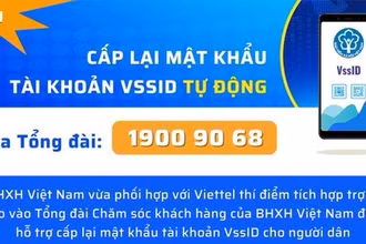 Hướng dẫn lấy lại mật khẩu tài khoản VssID.