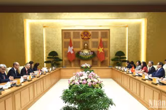 Quang cảnh cuộc hội kiến.