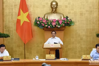[Ảnh] Thủ tướng Phạm Minh Chính chủ trì họp chuyên đề về xây dựng pháp luật tháng 6