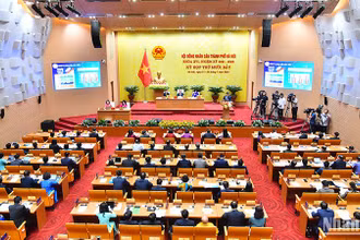 [Ảnh] Khai mạc Kỳ họp thứ 17, Hội đồng nhân dân thành phố Hà Nội khóa XVI, nhiệm kỳ 2021-2026