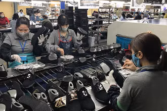 Xuất khẩu da giày có nhiều khởi sắc.