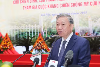 Tổng Bí thư Tô Lâm phát biểu. (Ảnh: TTXVN)