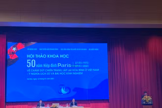 Hội thảo khoa học kỷ niệm 50 năm Hiệp định Paris.