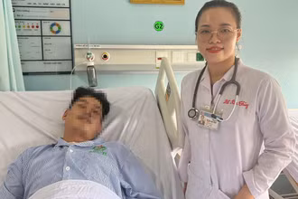 Bệnh nhân H. phục hồi tốt và đã xuất viện. (Ảnh: Bệnh viện cung cấp)