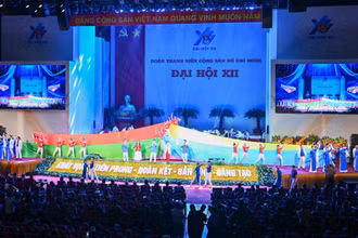 [Ảnh] Khai mạc trọng thể Đại hội Đoàn toàn quốc lần thứ XII