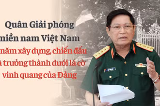 Quân Giải phóng miền nam Việt Nam 15 năm xây dựng, chiến đấu và trưởng thành dưới lá cờ vinh quang của Đảng