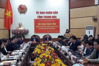 Đại diện Mặt trận Tổ quốc tỉnh Thanh Hóa hưởng ứng thi đua thực hiện tốt nhiệm vụ năm 2023.