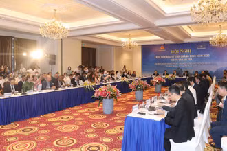Quang cảnh hội nghị xúc tiến đầu tư “Quảng Ninh - Hội tụ và lan tỏa”.