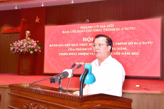 Đồng chí Đinh Tiến Dũng phát biểu kết luận hội nghị.