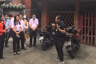 Đoàn công tác của UBND Thành phố Hồ Chí Minh khảo sát, tham quan đạo quán Khánh Vân Nam Viện.