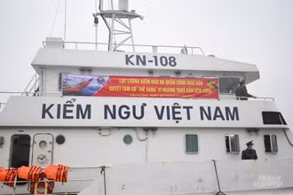 Chi cục Kiểm ngư Vùng 1 thực hiện nhiệm vụ tuần tra giám sát vùng biển Bắc Bộ.