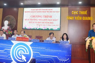 Hội đồng giám sát Chương trình “hóa đơn may mắn” giám sát việc quay thưởng.