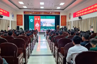 Hội nghị Tổng kết 10 năm thực hiện Nghị quyết Trung ương 8 khóa XI về Chiến lược bảo vệ Tổ quốc trong tình hình mới.