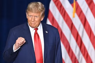Cựu Tổng thống Mỹ Donald Trump. (Ảnh: AFP/TTXVN)