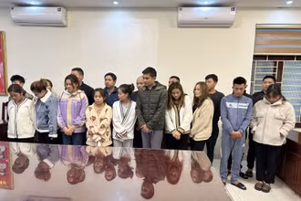 Nhóm đối tượng sử dụng ma túy và có liên quan bị bắt giữ.