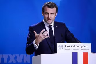 Tổng thống Pháp Emmanuel Macron. (Ảnh: THX/TTXVN)