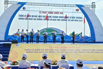 Lễ phát động “Ngày Đại dương thế giới và Ngày Môi trường thế giới”.