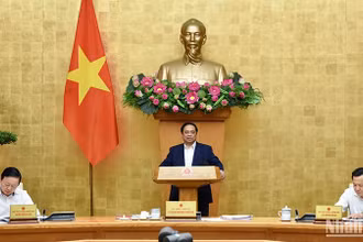 [Ảnh] Thủ tướng Phạm Minh Chính chủ trì phiên họp Chính phủ với các địa phương