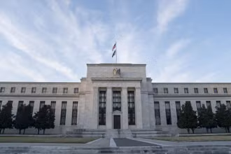 Trụ sở Cục Dự trữ Liên bang Mỹ tại Washington, D.C. (Ảnh: THX/TTXVN)