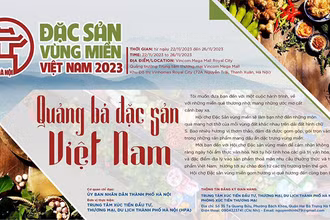 Sắp diễn ra Hội chợ Đặc sản Vùng miền Việt Nam 2023