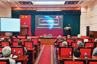 Toàn cảnh Bế mạc Hội nghị quốc tế về hang động núi lửa lần thứ 20 và Hội thảo khoa học “15 năm phát triển Công viên địa chất ở Việt Nam” tại tỉnh Đắk Nông.