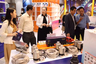 Doanh nghiệp cơ khí, điện Thành phố Hồ Chí Minh trưng bày sản phẩm tại Showroom Trung tâm Xúc tiến Thương mại và Đầu tư Thành phố Hồ Chí Minh.