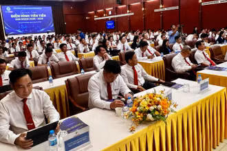Các đại biểu dự hội nghị. (Ảnh: QUANG QUÝ)