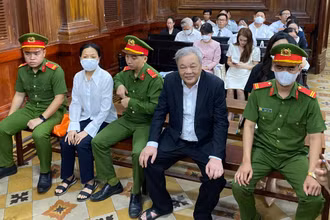 Bị cáo Trần Quí Thanh tại tòa.