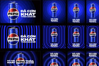 Bộ nhận diện mới của thương hiệu Pepsi.