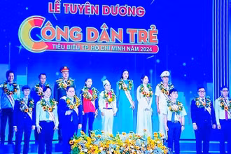 Các gương mặt trẻ tiêu biểu được tuyên dương tại chương trình