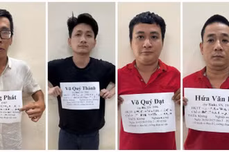 Các đối tượng trong đường dây bảo kê chợ Bình Tây.