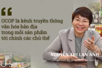 OCOP là kênh truyền thông văn hóa bản địa trong mỗi sản phẩm tới chính các chủ thể