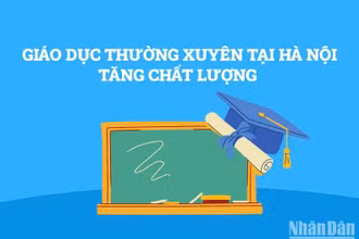[Infographic] Giáo dục thường xuyên tại Hà Nội tăng chất lượng 