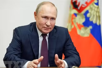 Tổng thống Nga Vladimir Putin. (Ảnh: AFP/TTXVN)