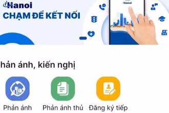 Ứng dụng iHanoi bước đầu nhận được sự quan tâm của người dân.