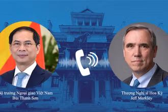 Bộ trưởng Ngoại giao Bùi Thanh Sơn điện đàm với Thượng nghị sĩ Hoa Kỳ Jeff Merkley .