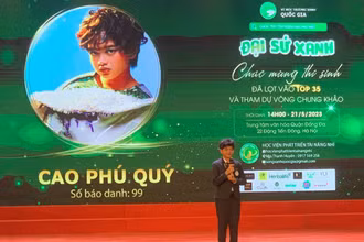 35 thí sinh “Đại sứ xanh” thuộc Chương trình "Vì môi trường xanh quốc gia 2023".