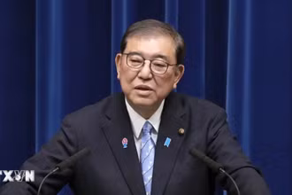 Thủ tướng Nhật Bản Shigeru Ishiba. (Ảnh: Kyodo/TTXVN)