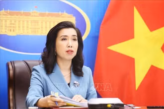 Thứ trưởng Ngoại giao, Chủ nhiệm Ủy ban Nhà nước về người Việt Nam ở nước ngoài Lê Thị Thu Hằng. (Ảnh: TTXVN)